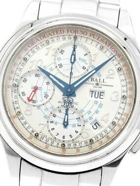BALLWATCH train master pulsometer CM1010D Chronograph AT Men's Watch_903326